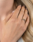 ZINZI gold plated zilveren ring organisch gevormd 2,5mm breed ZIR2610G - PansiteNederland.nl