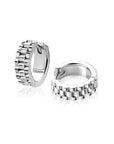 ZINZI zilveren rolex-style oorringen met luxe scharniersluiting 15mm (5mm breed) ZIO2736 - PansiteNederland.nl