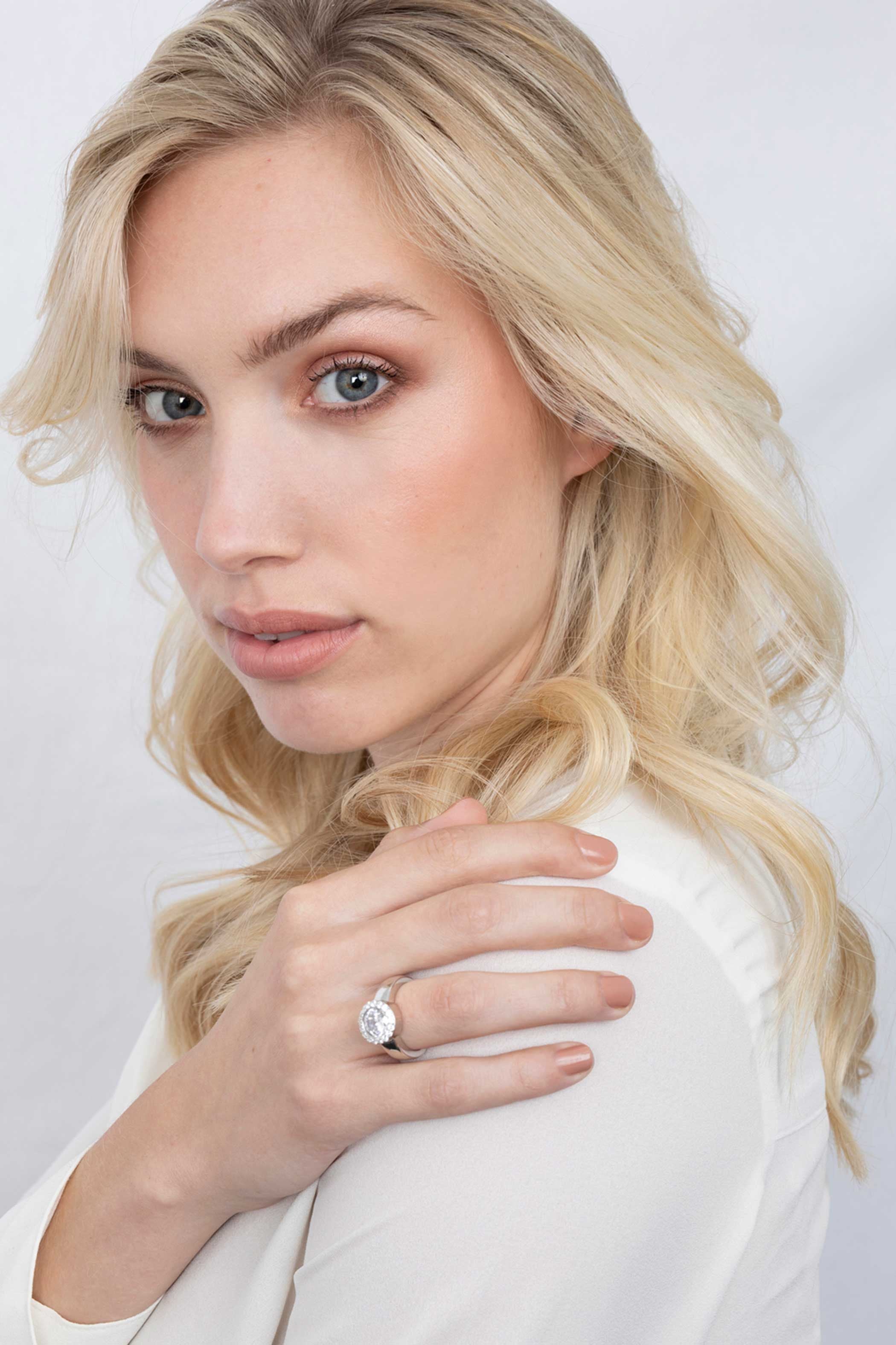 ZINZI Zilveren Ring met Zirkonia ZIR4