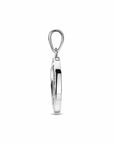 Zilveren gerhodineerde hanger zirkonia 23 mm - 1341907 - PansiteNederland.nl