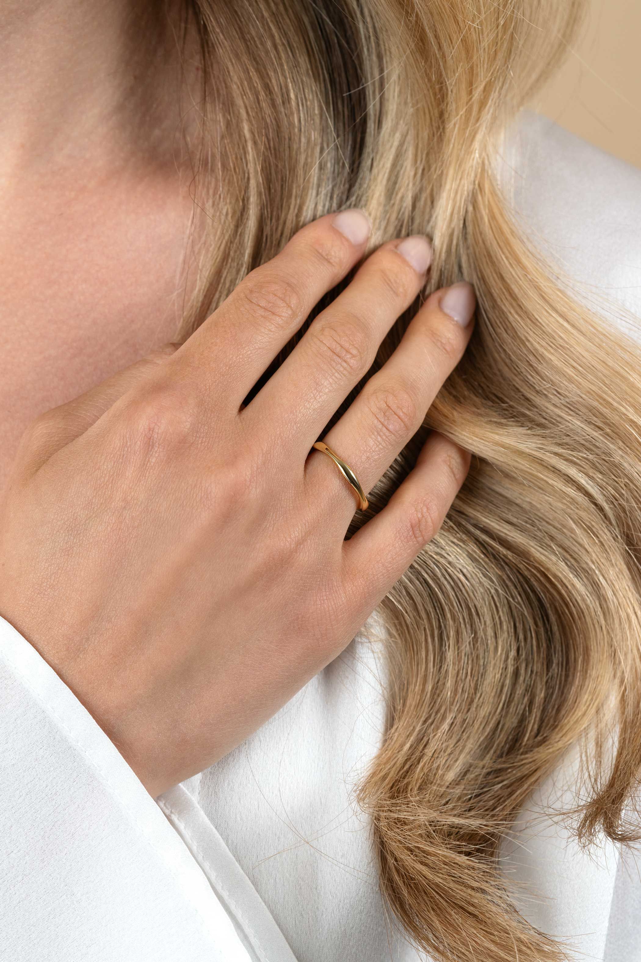 ZINZI Verguld Zilveren Ring - ZIR2610G