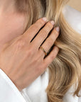 ZINZI gold plated zilveren ring organisch gevormd 2,5mm breed ZIR2610G - PansiteNederland.nl