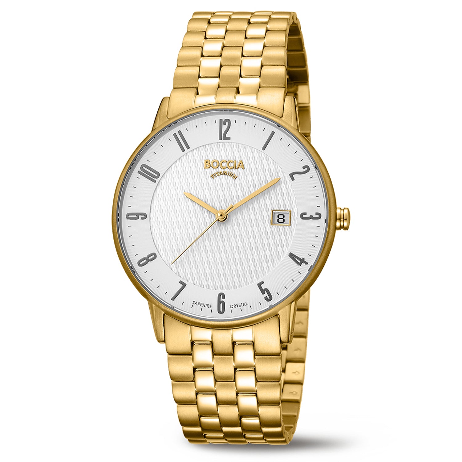 Boccia Titanium 3607-07 Heren Horloge 39mm