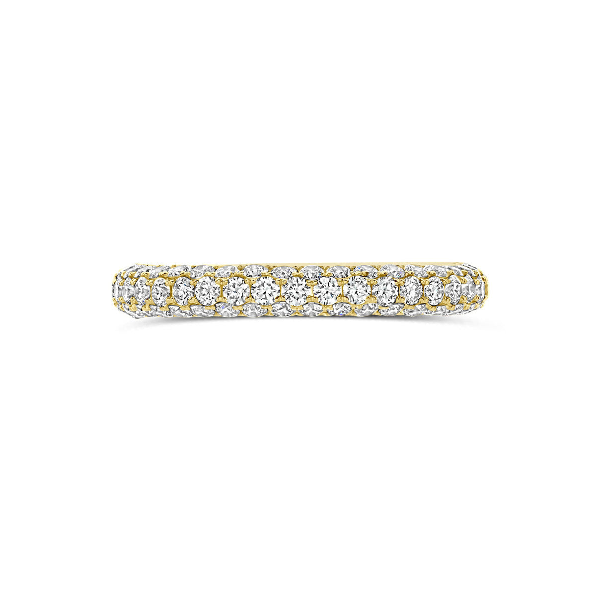 Ring diamant 1.24ct h si 14K geelgoud