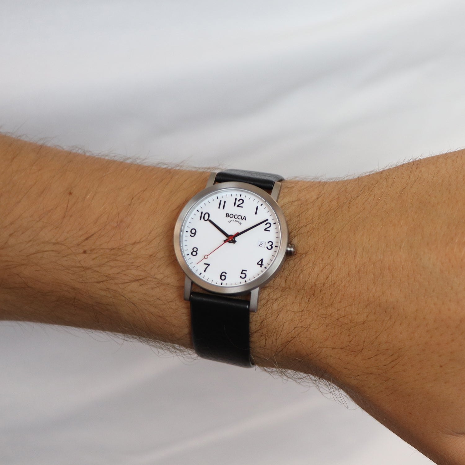 Boccia Titanium Herenhorloge 3622-03 Zilverkleurig