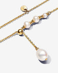 Pandora ESSENCE Behandelde Gecultiveerde Zoetwaterparel Ketting met Hanger - 363259C01