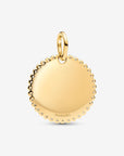 Pandora Hanger graveerbaar rond plaatje 364007C01