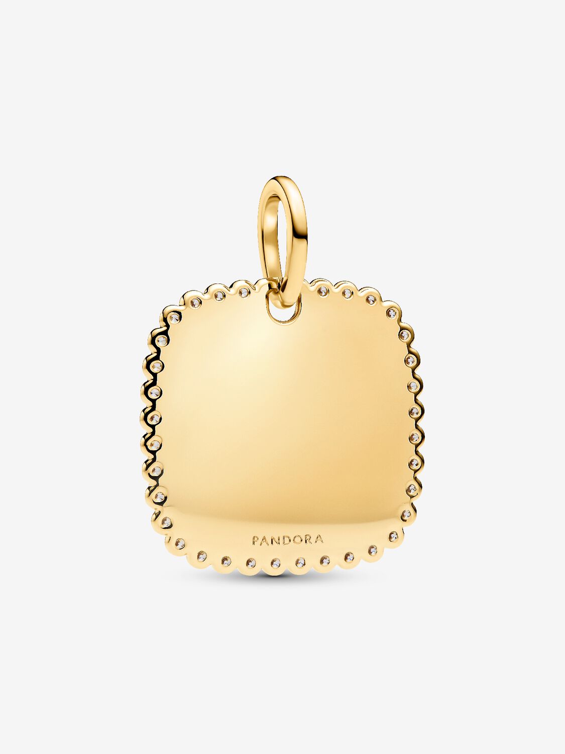 Pandora Hanger graveerbaar vierkant plaatje 364009C01