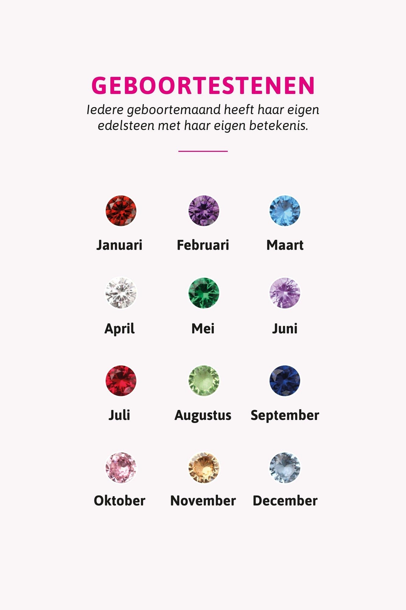 Zinzi oorringen AUGUSTUS zilver met geboortesteen groen peridoot zirkonia 13mm ZICRZ-AUG - PansiteNederland.nl