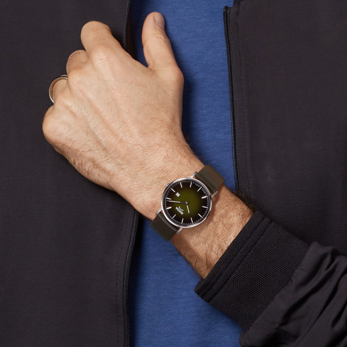 Boccia Titanium Herenhorloge 3648-03 Zilverkleurig