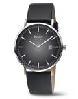 Boccia herenhorloge Titanium Leer Grijs 39mm 3648-04 - PansiteNederland.nl