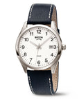 Boccia herenhorloge Titanium Leer Zwart 39mm 3669-01 - PansiteNederland.nl
