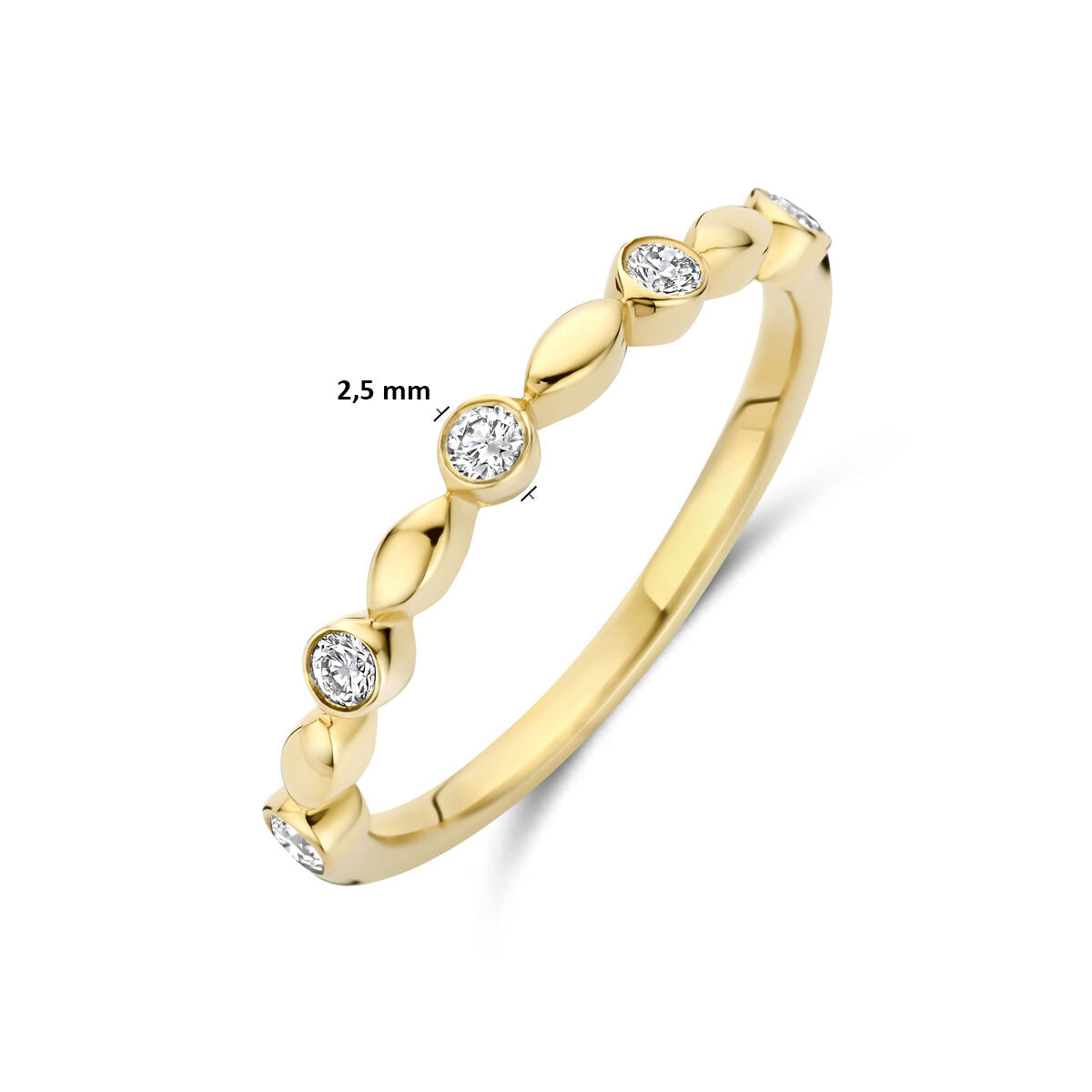 Fantasy Collection 14K Geelgouden Diamanten Ring 4035975