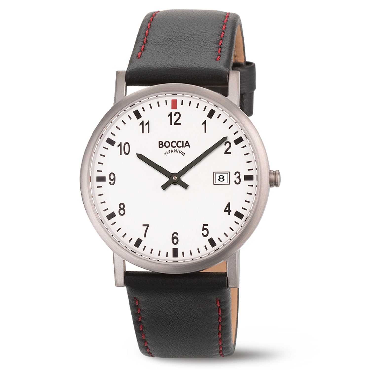 Boccia Titanium 3679-01 Heren Horloge 37mm