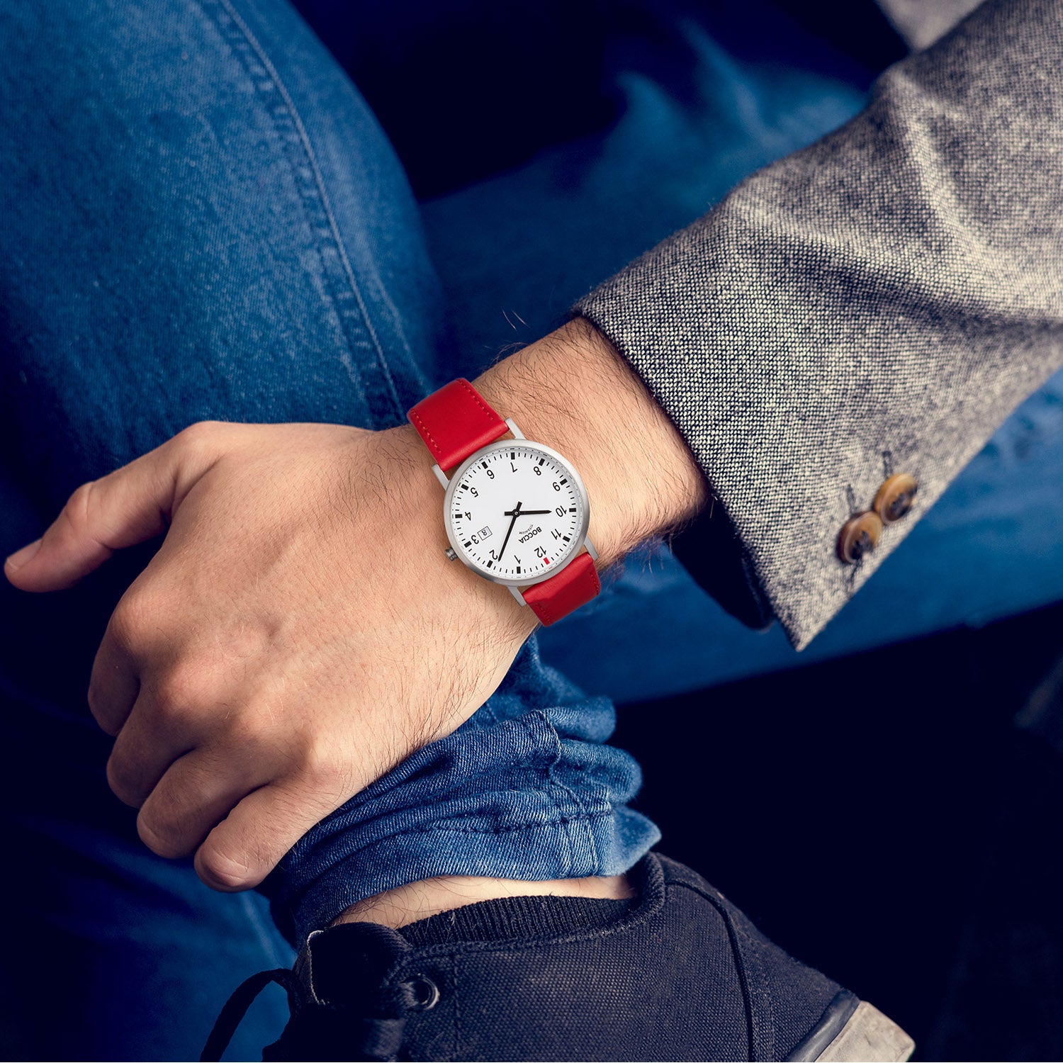 Boccia Titanium 3679-02 Heren Horloge 37mm