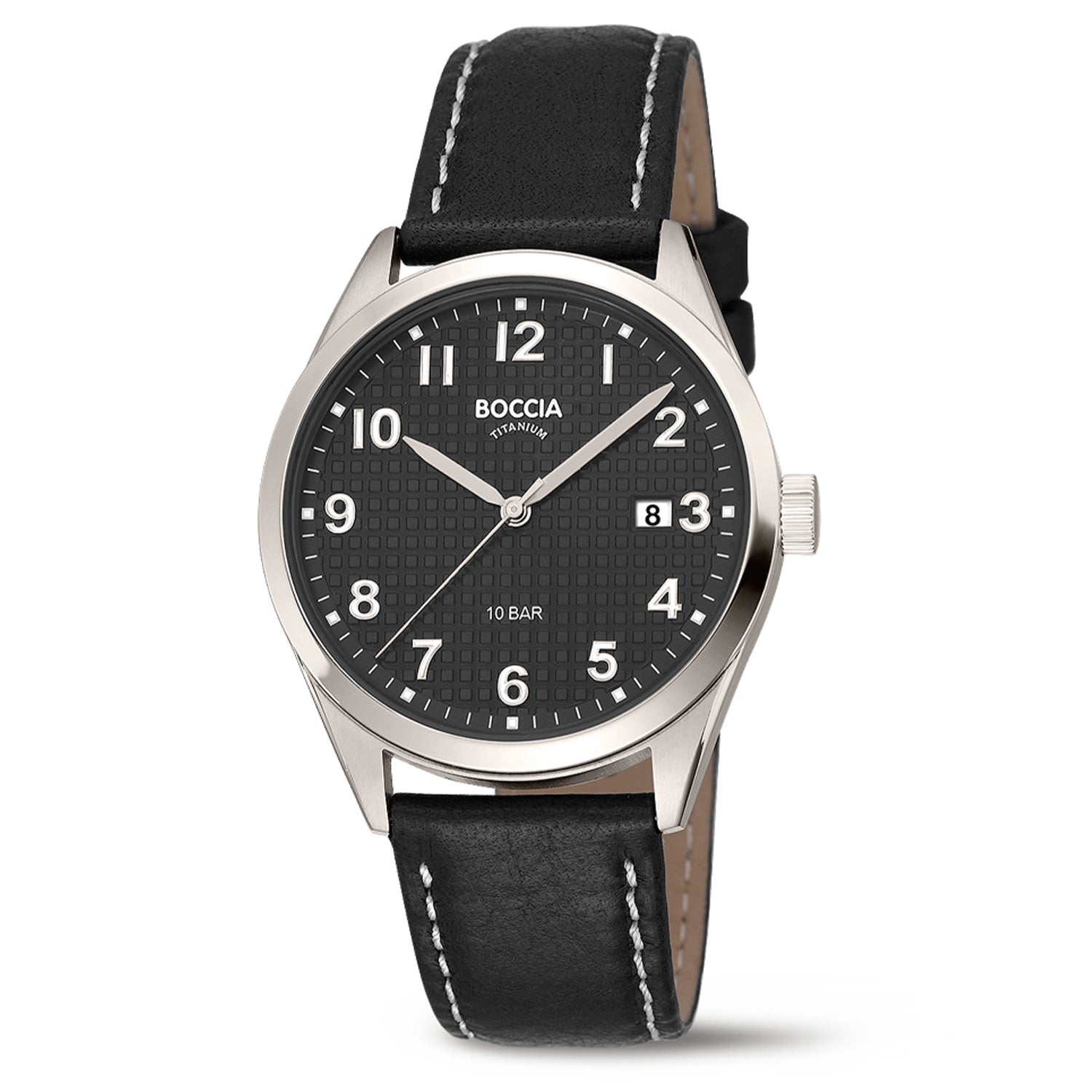 Boccia Titanium 3682-01 Heren Horloge 39mm
