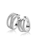 Mart Visser by Zinzi zilveren oorringen met luxe scharniersluiting glad 18 mm witte zirkonia's MVO26