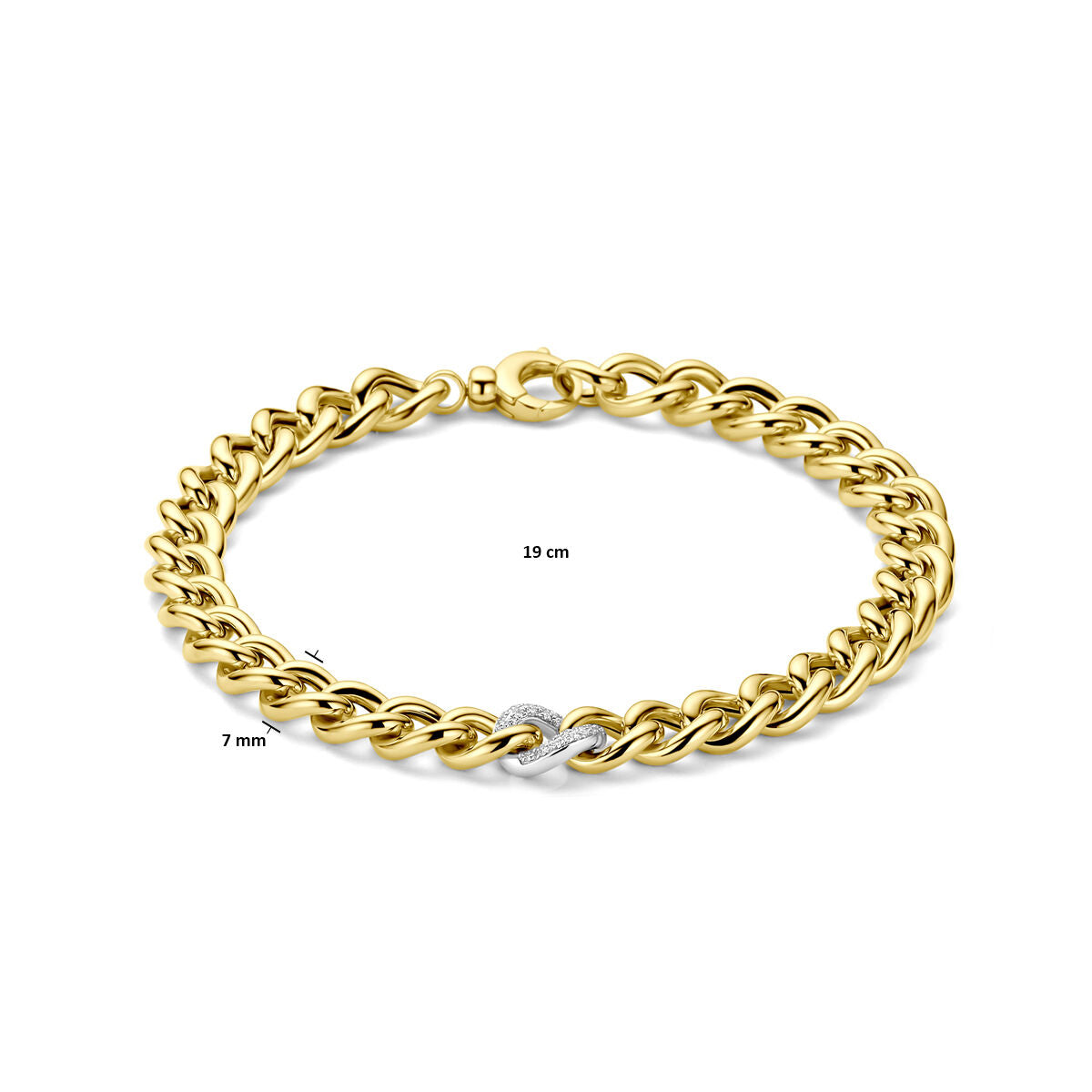 Fantasy Collection 14K Bicolor Gouden Diamanten Armband 4209039