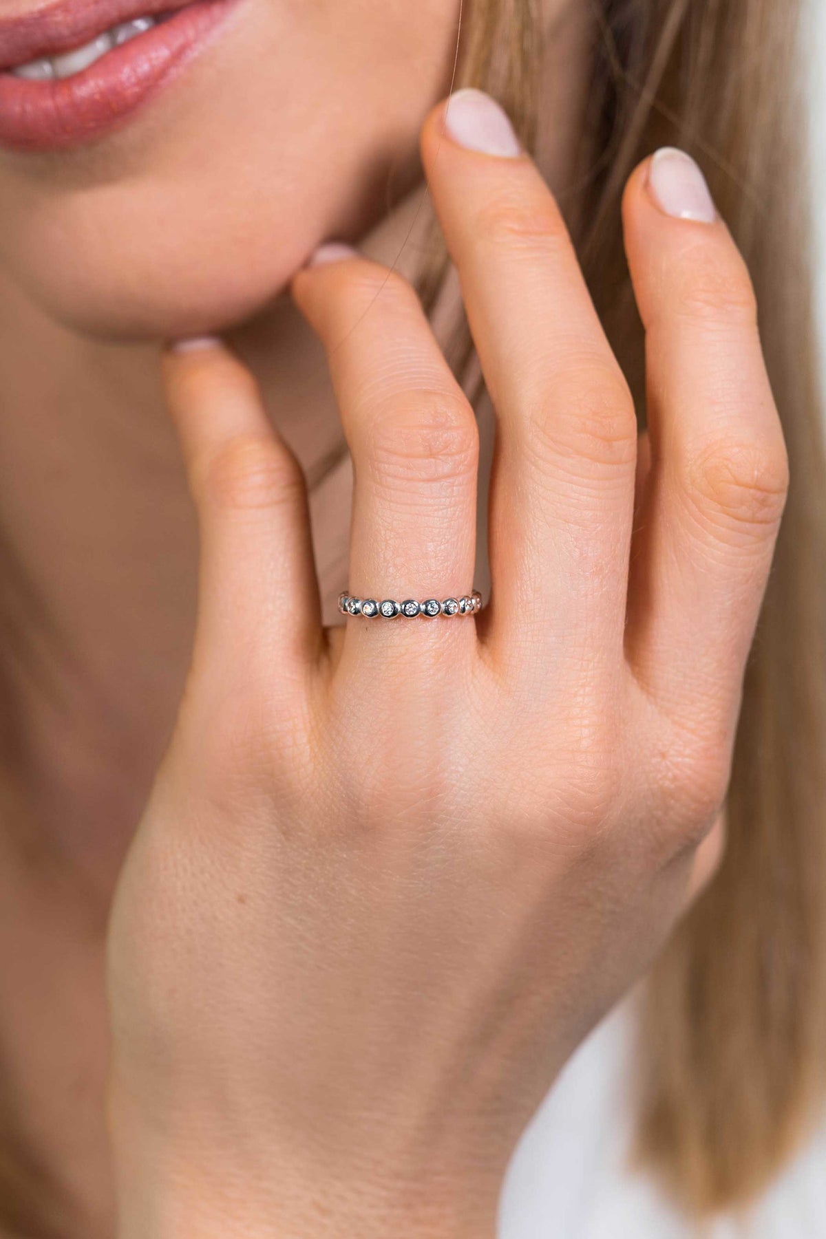 ZINZI Zilveren Ring met Witte Zirkonia ZIR1981