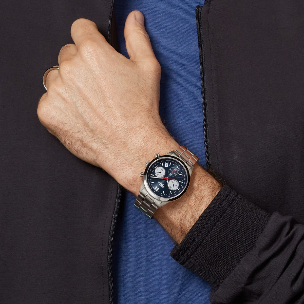 Boccia herenhorloge Titanium Solar Chrono 40mm 3737-02 - PansiteNederland.nl