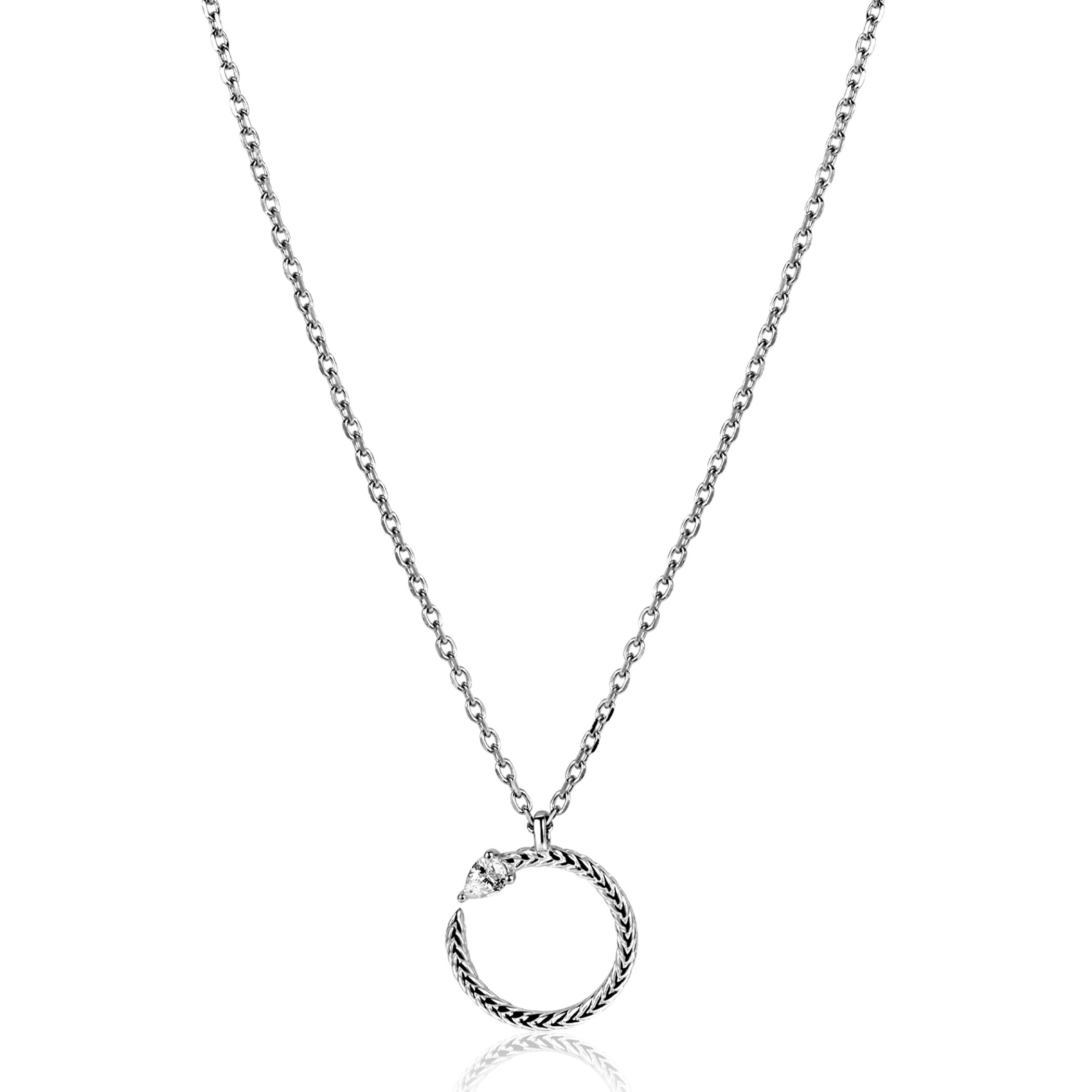 ZINZI Zilveren Ketting 42-45cm - ZIC2722