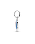 Zilveren gerhodineerde hanger emaille eenhoorn 10 mm - 1341277 - PansiteNederland.nl