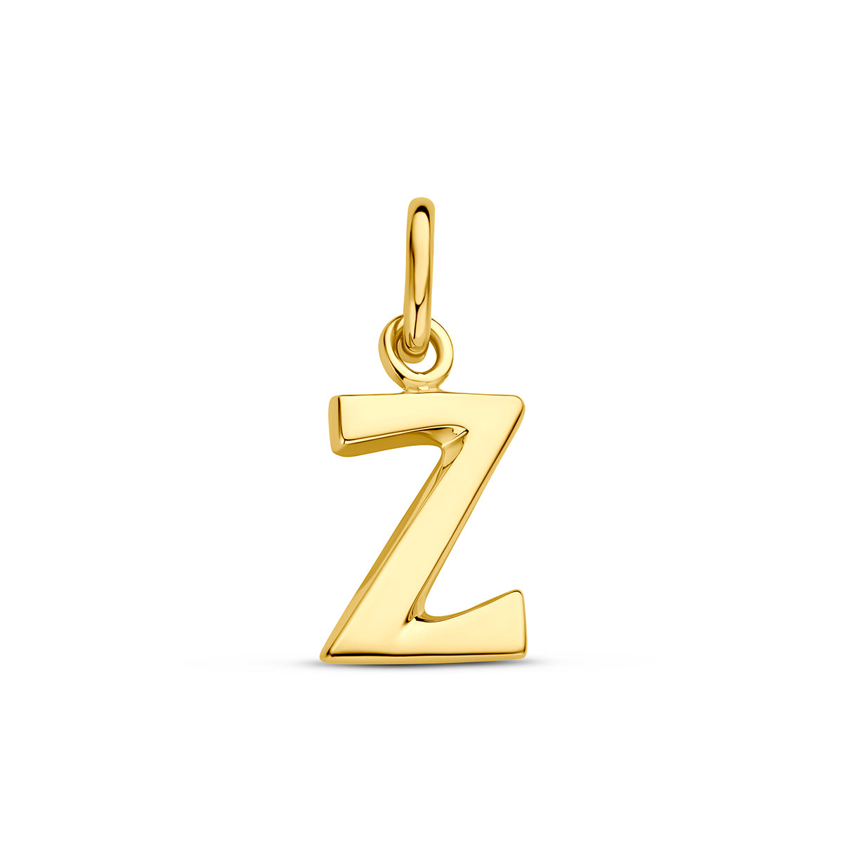 Hanger letter Z 13 mm 14K geelgoud #Letter_Z