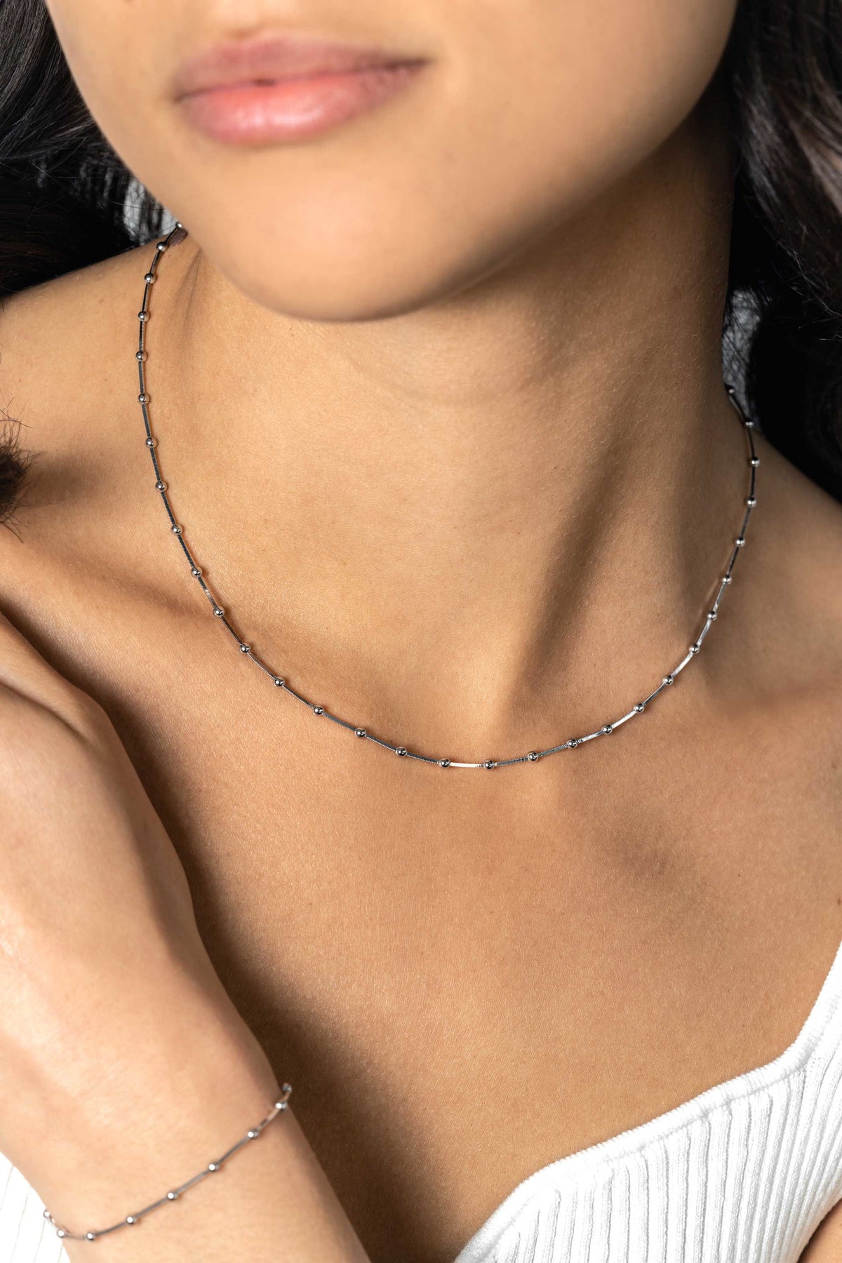 ZINZI Zilveren Ketting ZIC2471