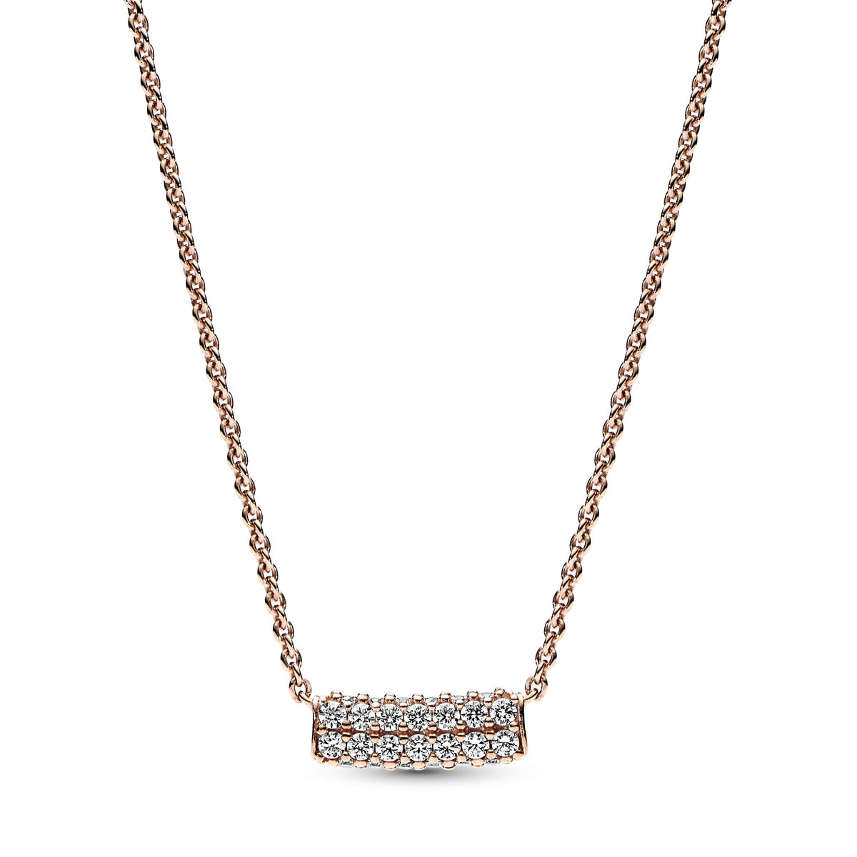 Pandora Timeless Balkje Ketting roségoudverguld