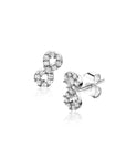 ZINZI zilveren oorknoppen Infinity bezet met witte zirconia's ZIO2597 - 8mm - PansiteNederland.nl