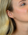 ZINZI gold plated zilveren oorstekers strikje met zirkonia 9,5mm ZIO2724Y - PansiteNederland.nl