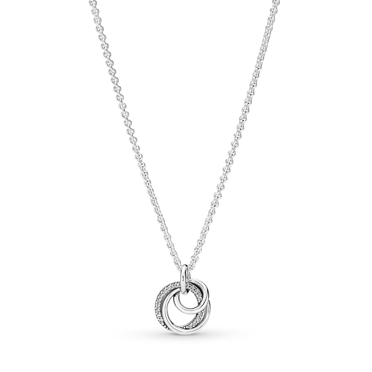 Pandora Familie Altijd Omarmd Ketting met Hanger zilver