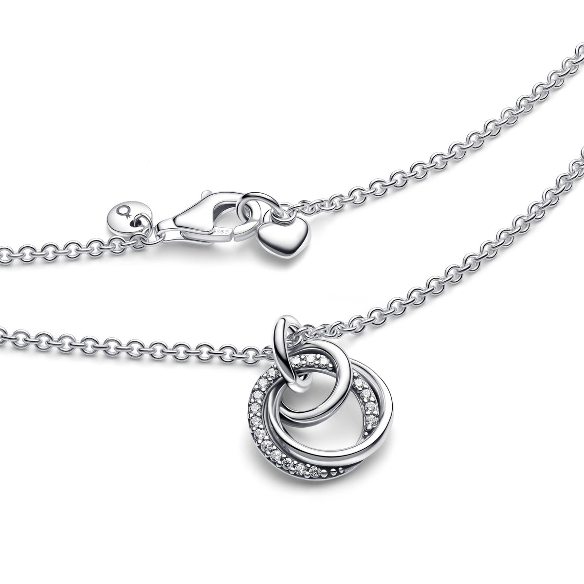Pandora Familie Altijd Omarmd Ketting met Hanger zilver 391455C01