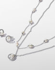 Pandora Sterling Zilver Collier met Zoetwaterparel en Zirkonia 393165C01 - PansiteNederland.nl