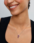 Pandora Rode Halo Harten Ketting met Hanger 393658C01 - PansiteNederland.nl