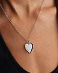Pandora Hanger met graveerbaar en te openen hart 394013C01