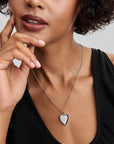 Pandora Hanger met graveerbaar en te openen hart 394013C01
