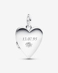 Pandora Hanger met graveerbaar en te openen hart 394013C01