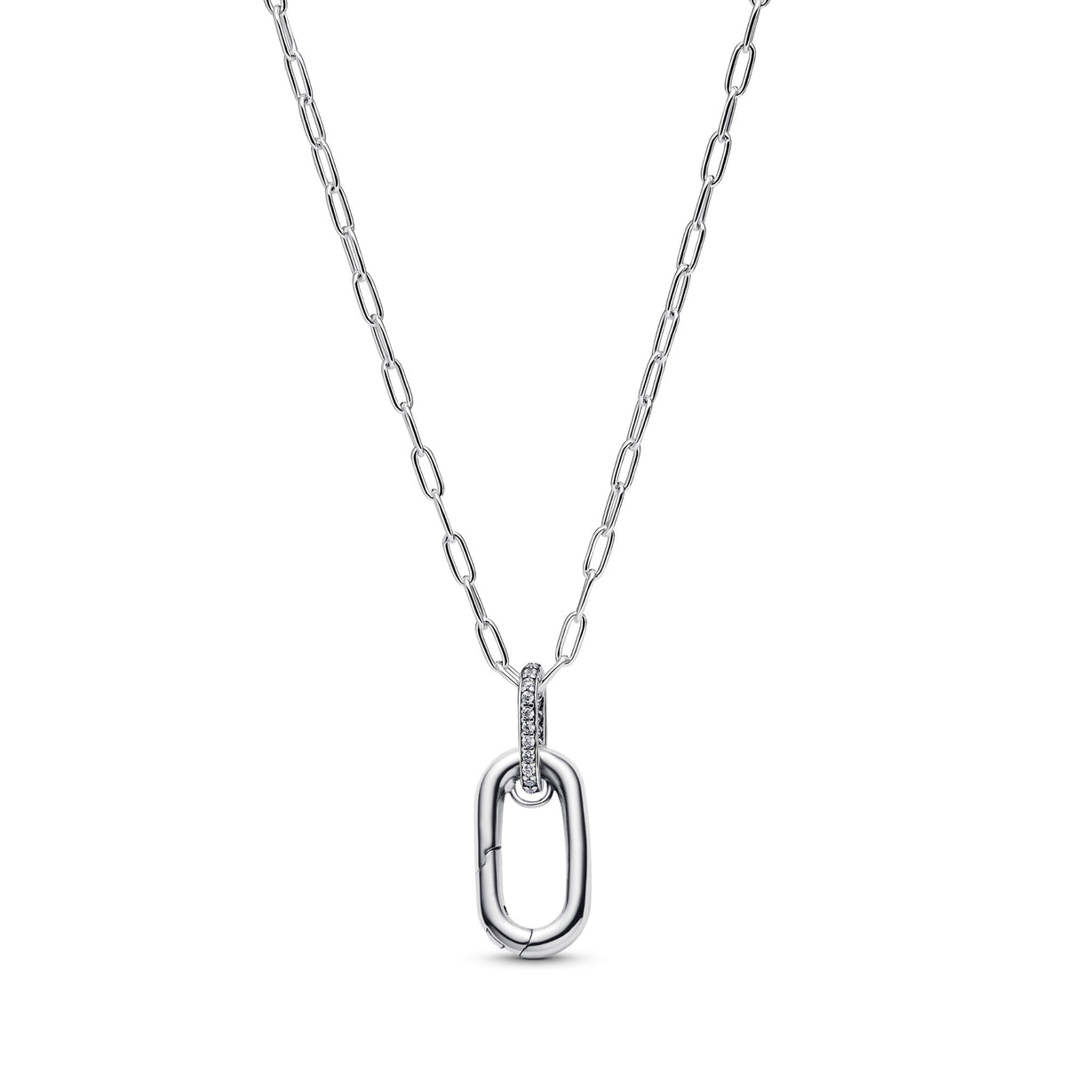 Pandora Halsketting met te openen schakels voor hangers zilver