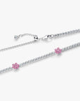 Pandora Roze Bloem Ketting 394561C01