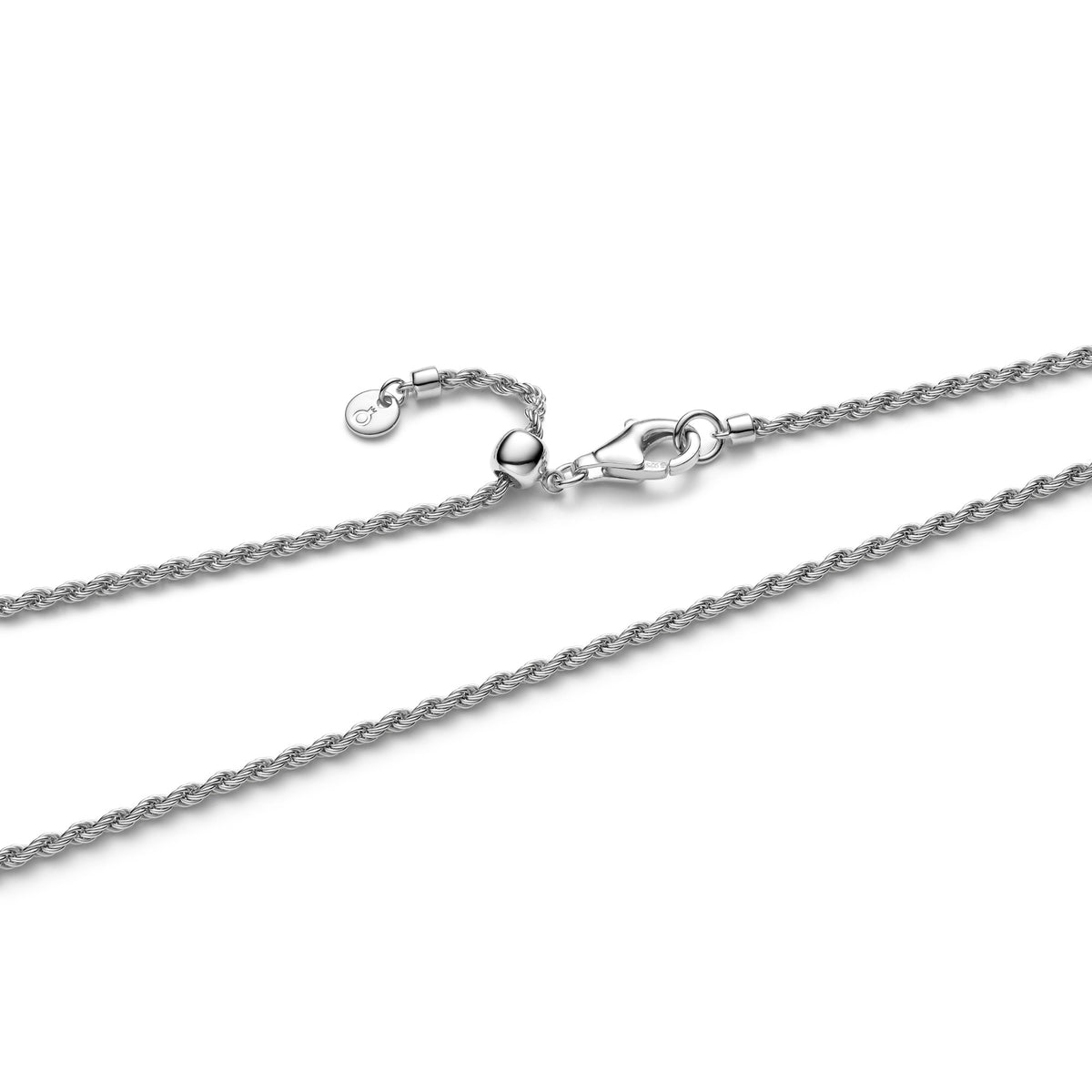 Pandora Rope Schakel Halsketting zilver 394687C00