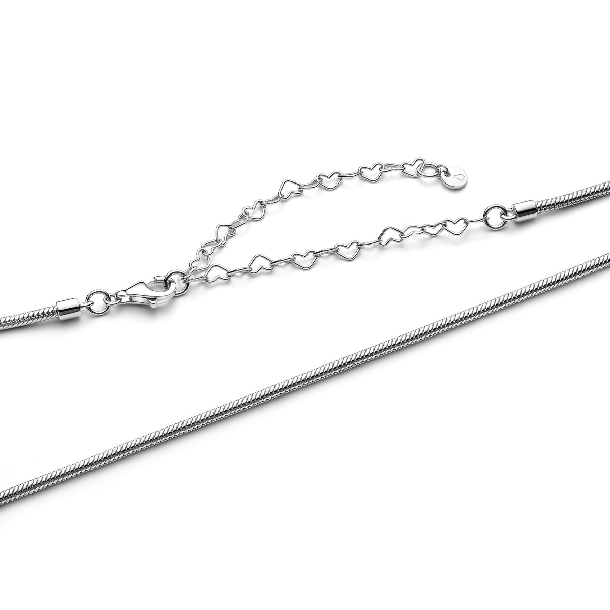 Pandora Slanke Slangenschakel Ketting zilver