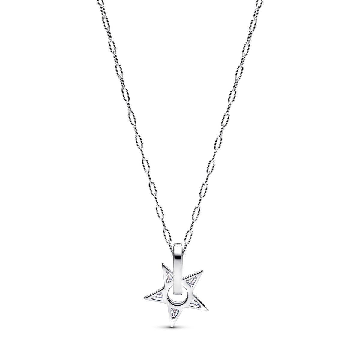 Pandora Sprankelende Stella Ketting met Hanger zilver