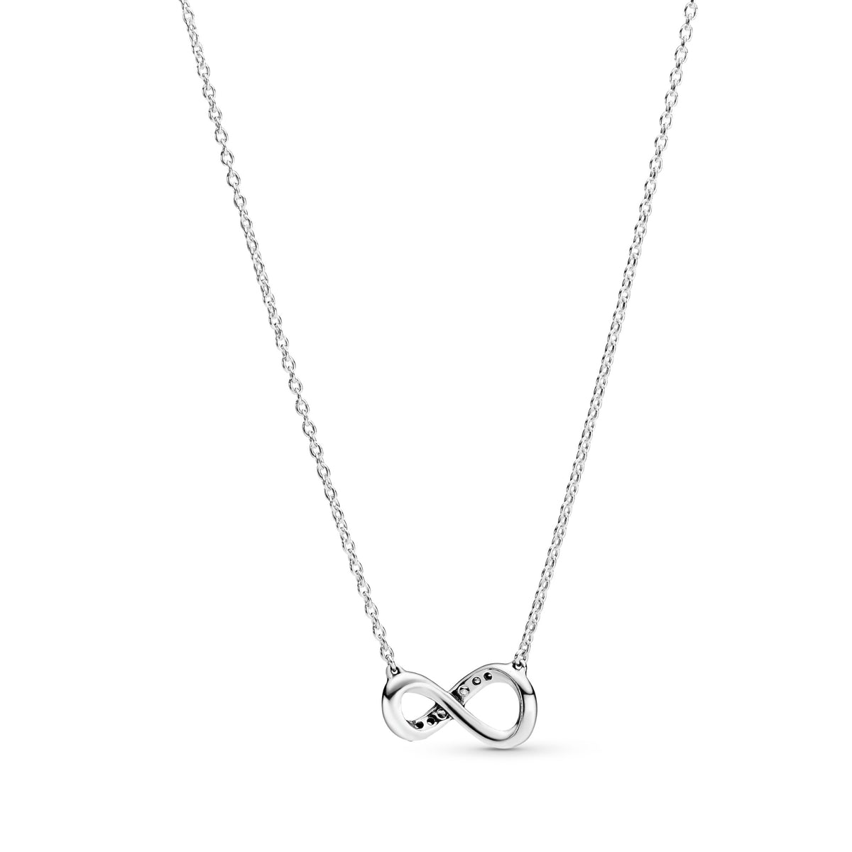 Pandora Sprankelende Oneindigheid Halsketting zilver 398821C01