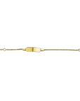 14K Geelgouden graveerarmband gourmet plaat 5 mm 9 - 11 cm 4018438