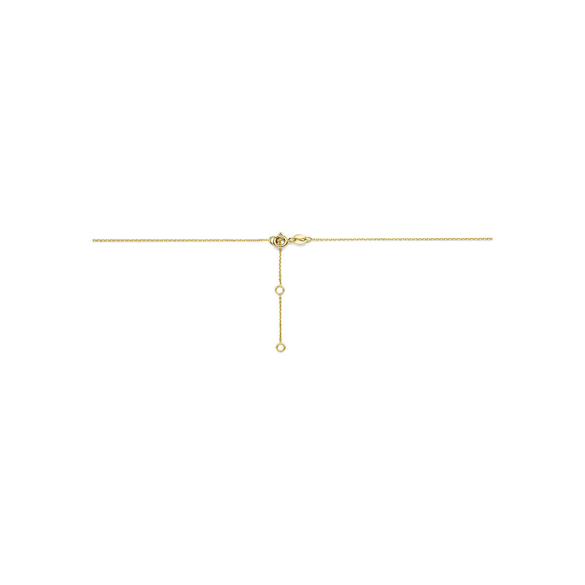 Collier hartje 14K geelgoud 41 - 43 - 45 cm