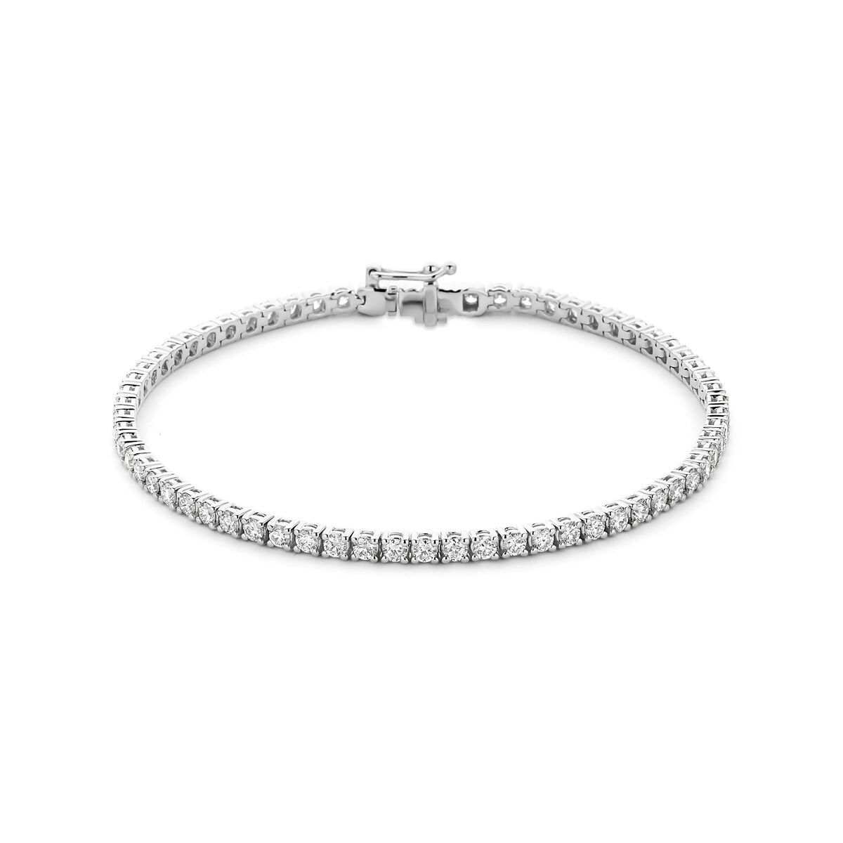 Fantasy Collection Gerhodineerd Zilveren Diamanten Armband 1342464