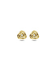 14K geelgouden oorknoppen zirkonia 6 mm - 4034653