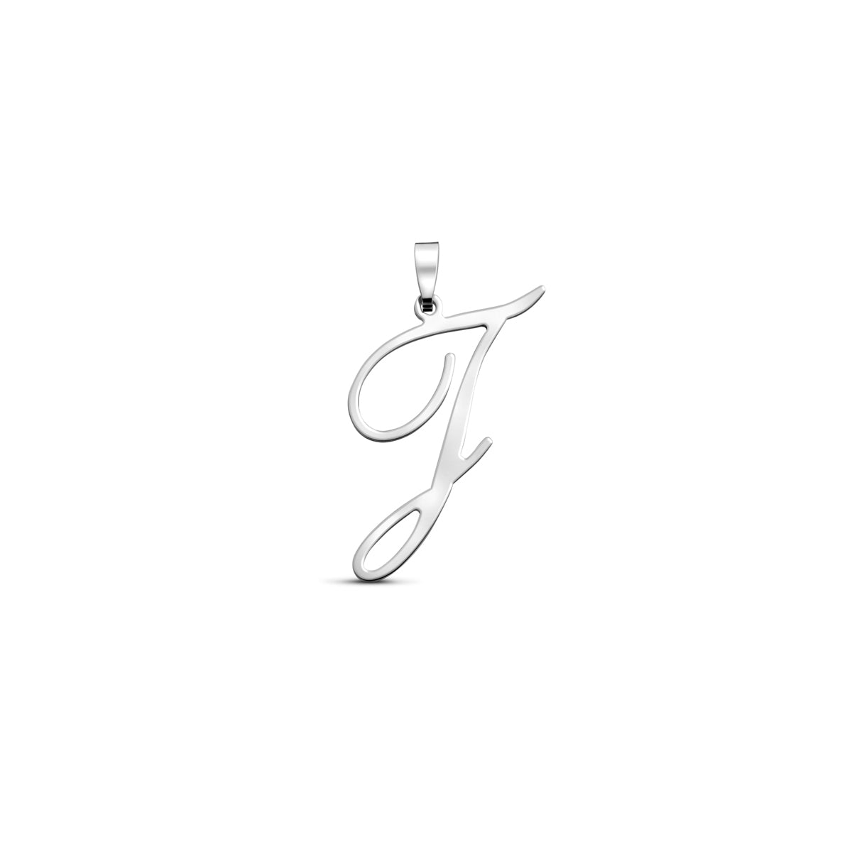 Hanger sierletter J 20 mm zilver #Letter_J