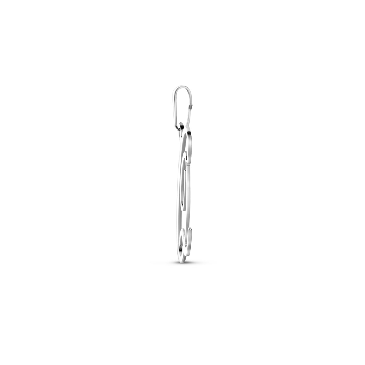Hanger sierletter Q 25 mm zilver #Letter_Q